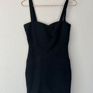 Little Black Dress - Bandage Style Bodycon